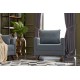 1-Seat Sofa Bella Soft Tekli Koltuk - Blue Blue Atelier del Sofa 1-Seat Sofa Bella Soft Tekli Koltuk - Blue Blue