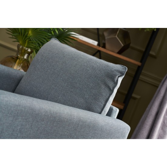 1-Seat Sofa Bella Soft Tekli Koltuk - Blue Blue Atelier del Sofa 1-Seat Sofa Bella Soft Tekli Koltuk - Blue Blue