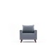1-Seat Sofa Bella Soft Tekli Koltuk - Blue Blue Atelier del Sofa 1-Seat Sofa Bella Soft Tekli Koltuk - Blue Blue