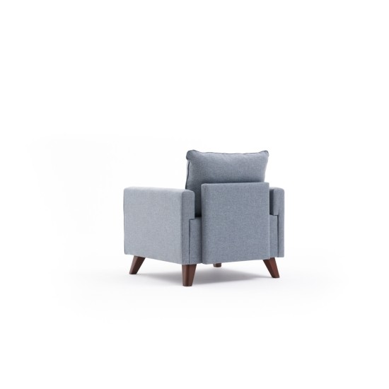 1-Seat Sofa Bella Soft Tekli Koltuk - Blue Blue Atelier del Sofa 1-Seat Sofa Bella Soft Tekli Koltuk - Blue Blue