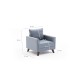1-Seat Sofa Bella Soft Tekli Koltuk - Blue Blue Atelier del Sofa 1-Seat Sofa Bella Soft Tekli Koltuk - Blue Blue