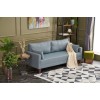3-Seat Sofa Bella Soft Üçlü Koltuk - Blue Blue