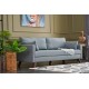 3-Seat Sofa Bella Soft Üçlü Koltuk - Blue Blue 3-Seat Sofa Bella Soft Üçlü Koltuk - Blue Blue