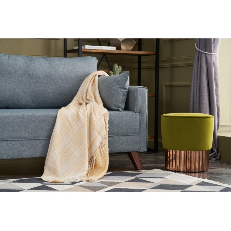 3-Seat Sofa Bella Soft Üçlü Koltuk - Blue Blue