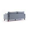 3-Seat Sofa Bella Soft Üçlü Koltuk - Blue Blue