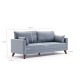 3-Seat Sofa Bella Soft Üçlü Koltuk - Blue Blue 3-Seat Sofa Bella Soft Üçlü Koltuk - Blue Blue