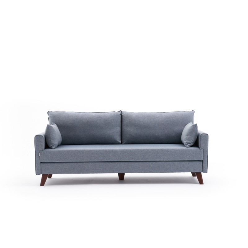 Atelier del Sofa 3-Seat Sofa-Bed Bella Soft Yataklı Üçlü Koltuk - Blue Blue