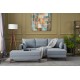 Corner Sofa-Bed Bella Soft Mini Köşe Right - Blue Blue Atelier del Sofa Corner Sofa-Bed Bella Soft Mini Köşe Right - Blue Blue