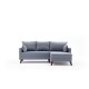 Corner Sofa-Bed Bella Soft Mini Köşe Right - Blue Blue Atelier del Sofa Corner Sofa-Bed Bella Soft Mini Köşe Right - Blue Blue