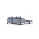 Corner Sofa-Bed Bella Soft Mini Köşe Right - Blue Blue Atelier del Sofa Corner Sofa-Bed Bella Soft Mini Köşe Right - Blue Blue