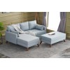 Atelier del Sofa Corner Sofa-Bed Bella Soft Mini Köşe Left - Blue Blue