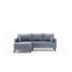 Corner Sofa-Bed Bella Soft Mini Köşe Left - Blue Blue Atelier del Sofa Corner Sofa-Bed Bella Soft Mini Köşe Left - Blue Blue