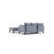 Corner Sofa-Bed Bella Soft Mini Köşe Left - Blue Blue Atelier del Sofa Corner Sofa-Bed Bella Soft Mini Köşe Left - Blue Blue