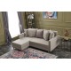 Corner Sofa-Bed Aydam Left - Cream Cream Atelier del Sofa Corner Sofa-Bed Aydam Left - Cream Cream