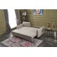 Corner Sofa-Bed Aydam Left - Cream Cream Atelier del Sofa Corner Sofa-Bed Aydam Left - Cream Cream