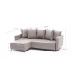 Corner Sofa-Bed Aydam Left - Cream Cream Atelier del Sofa Corner Sofa-Bed Aydam Left - Cream Cream