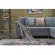 Corner Sofa-Bed Aydam Right - Blue Blue Corner Sofa-Bed Aydam Right - Blue Blue