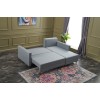 Corner Sofa-Bed Aydam Right - Blue Blue