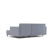 Corner Sofa-Bed Aydam Right - Blue Blue Corner Sofa-Bed Aydam Right - Blue Blue