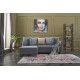 Corner Sofa-Bed Aydam Left - Blue Blue Atelier del Sofa Corner Sofa-Bed Aydam Left - Blue Blue