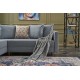 Corner Sofa-Bed Aydam Left - Blue Blue Atelier del Sofa Corner Sofa-Bed Aydam Left - Blue Blue