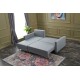Corner Sofa-Bed Aydam Left - Blue Blue Atelier del Sofa Corner Sofa-Bed Aydam Left - Blue Blue