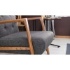 Atelier del Sofa Wing Chair Kemer - Dark Grey Dark Grey
