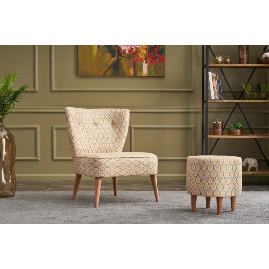 Wing Chair Viola Berjer Papatya Multicolor Atelier del Sofa Wing Chair Viola Berjer Papatya Multicolor