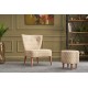 Wing Chair Viola Berjer Papatya Multicolor Atelier del Sofa Wing Chair Viola Berjer Papatya Multicolor
