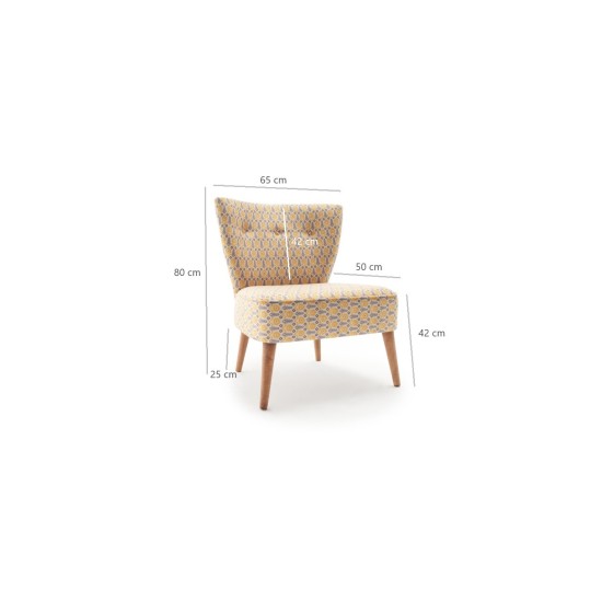 Wing Chair Viola Berjer Papatya Multicolor Atelier del Sofa Wing Chair Viola Berjer Papatya Multicolor