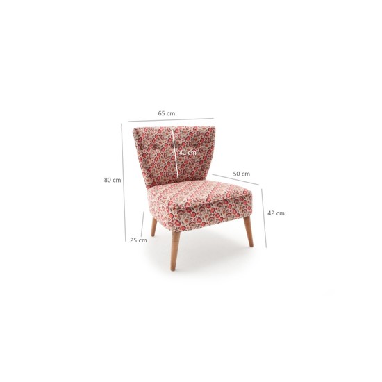 Wing Chair Viola Berjer Sardunya Multicolor Atelier del Sofa Wing Chair Viola Berjer Sardunya Multicolor