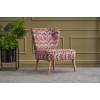 Wing Chair Viola Berjer Karanfil Multicolor