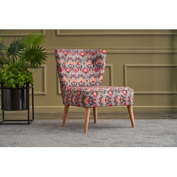 Wing Chair Viola Berjer Karanfil Multicolor