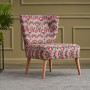 Wing Chair Viola Berjer Karanfil Multicolor