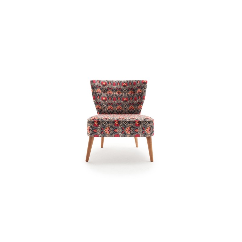 Wing Chair Viola Berjer Karanfil Multicolor