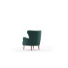 Atelier del Sofa Wing Chair Karina - Petrol Green Petrol Green