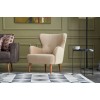 Atelier del Sofa Wing Chair Karina - Cream Cream