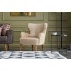 Atelier del Sofa Wing Chair Karina - Cream Cream
