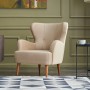 Wing Chair Karina - Cream Cream