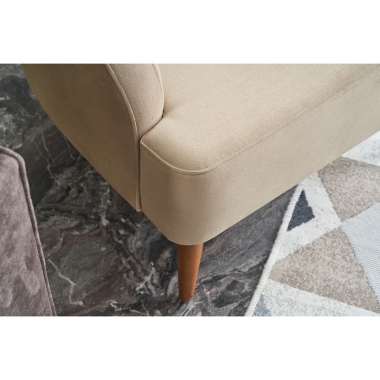 Atelier del Sofa Wing Chair Karina - Cream Cream