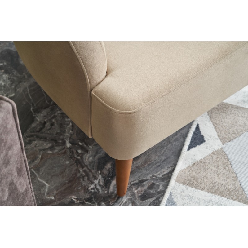 Atelier del Sofa Wing Chair Karina - Cream Cream