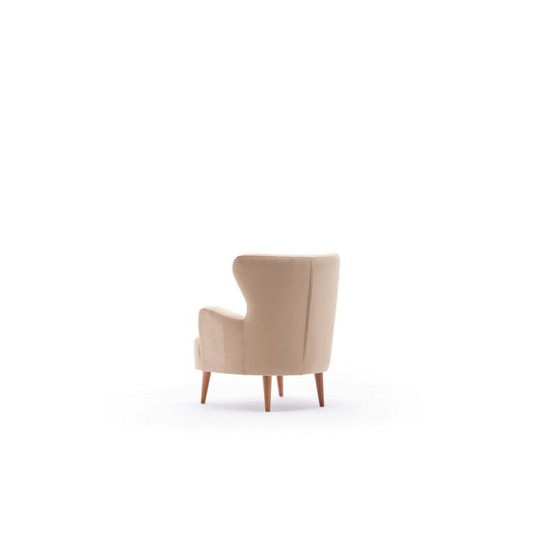 Atelier del Sofa Wing Chair Karina - Cream Cream