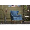 Wing Chair Karina - Blue Blue