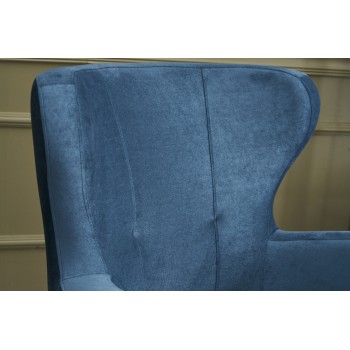 Wing Chair Karina - Blue Blue