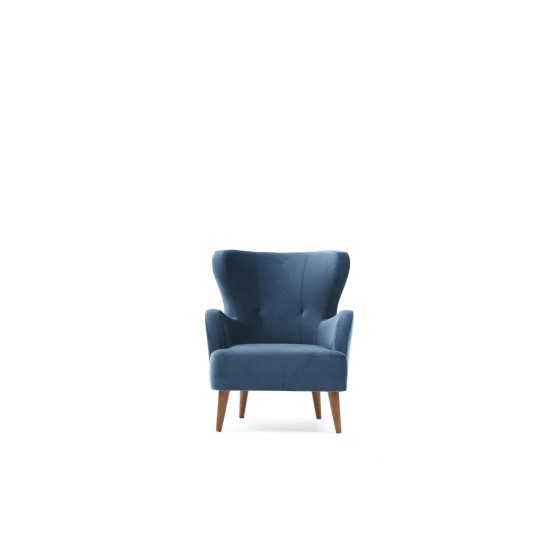 Wing Chair Karina - Blue Blue Wing Chair Karina - Blue Blue