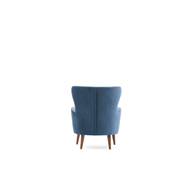 Wing Chair Karina - Blue Blue