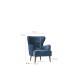 Wing Chair Karina - Blue Blue Wing Chair Karina - Blue Blue