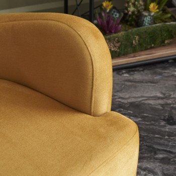 Wing Chair Karina - Gold Gold