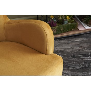 Wing Chair Karina - Gold Gold