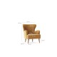 Atelier del Sofa Wing Chair Karina - Gold Gold